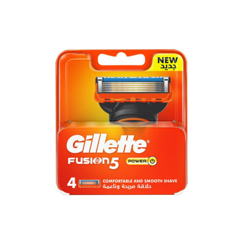 تیغ یدک مدل FUSION5 POWER بسته 4عددی ژیلت GILLETTE
