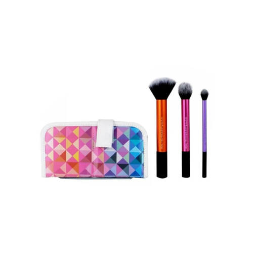 ست براش 3 تیکه همراه کیف MULTITASK SET ریل تکنیک REAL TECHNIQUES