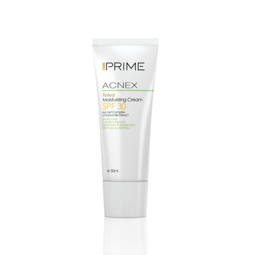 تصویر کرم مرطوب کننده رنگی Acnex SPF30 پریم PRIME