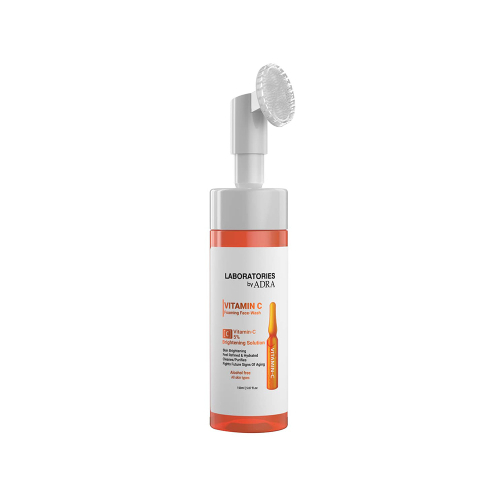 تصویر فوم شستشوی صورت 5% ویتامین C لابراتوریز آدرا مدل Brightening Solution