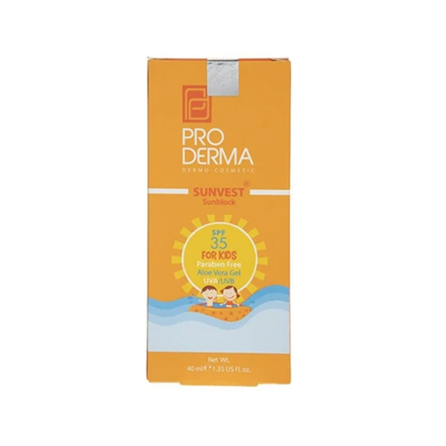 کرم ضد آفتاب کودک SPF35 پرودرما