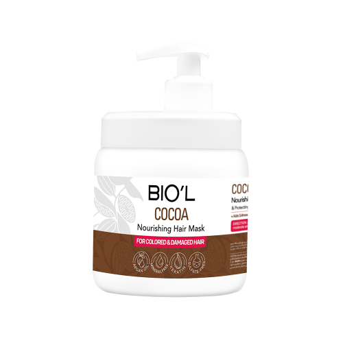 ماسک مو کاکائو بیول مناسب موی رنگ شده و آسیب دیده