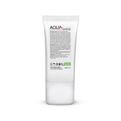 کرم تیوپی آبرسان آکوا پلاس حاوی ویتامین B5 مناسب پوست خشک و حساس50میل