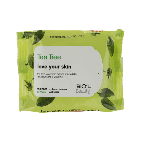 دستمال مرطوب پاک کننده آرایش بیول مناسب پوست چرب