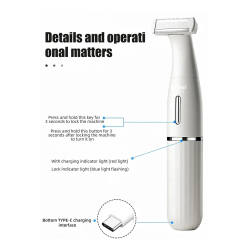 ست اپیلاتور 6 کاره کیمی مدل Kemei KM-3523