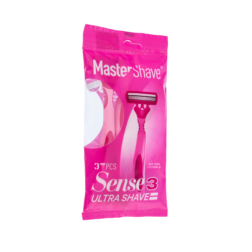 خودتراش زنانه 3 لبه مستر شیو مدل Sense 3 بسته 3عددی