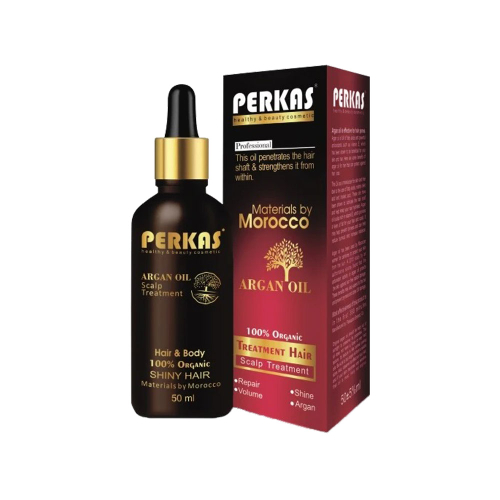 روغن آرگان مراکشی پرکاس مناسب پوست و مو 50 میلی لیتر