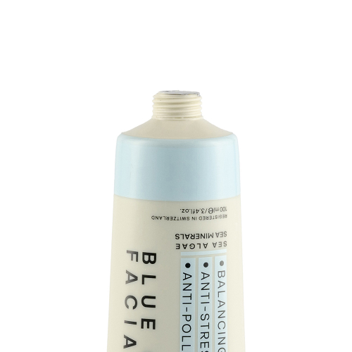 ماسک خاک رس آبی صورت و گردن ژنوبایوتیک  مدل Blue Clay