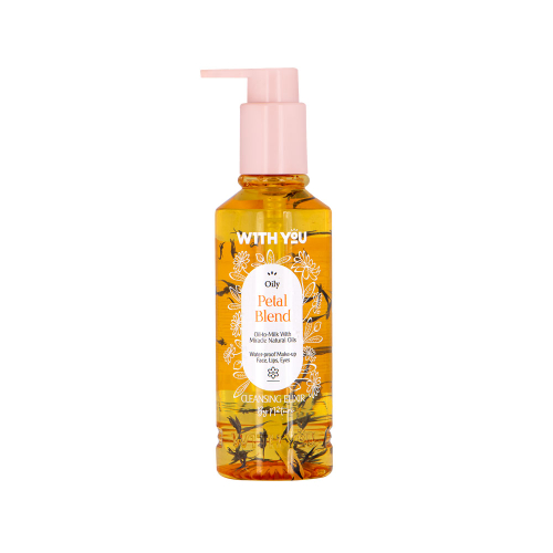 شوینده صورت و پاک کننده آرایش روغنی ویت یو مدل Petal Blendحجم200میل