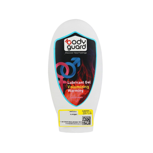 ژل لوبریکانت حجم دهنده و گرم کننده بادیگارد100میل