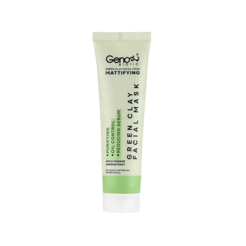 ماسک صورت خاک رس سبز ژنوبایوتیک مدل Green Clay