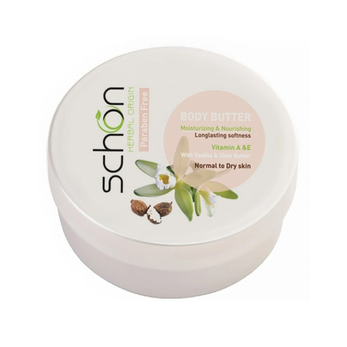 کره بدن شون حاوی وانیل مناسب پوست خشک و نرمال