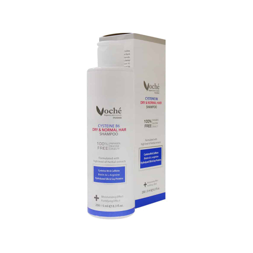 شامپو تقویت‌ کننده وچه حاوی سیستین و ویتامین B6 مناسب موی خشک و نرمال