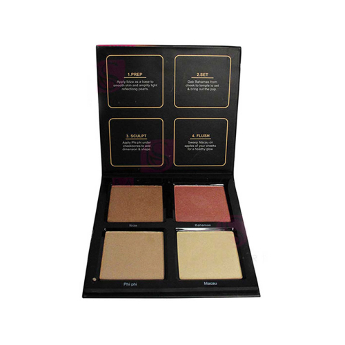 پالت هایلایتر 4 رنگ کاپرا