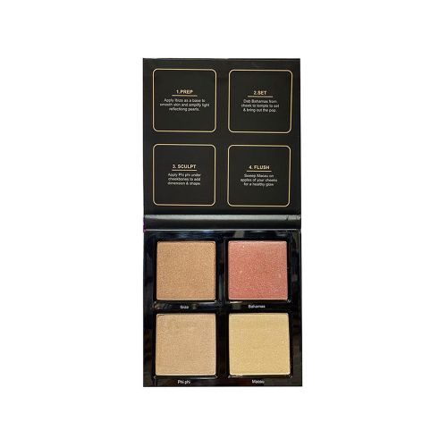 پالت هایلایتر 4 رنگ کاپرا