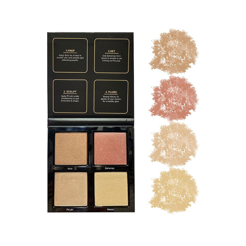 پالت هایلایتر 4 رنگ کاپرا