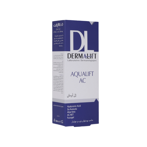 کرم ژل آبرسان درمالیفت مدل Aqualift AC مناسب پوست چرب