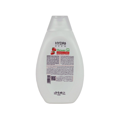 شامپو بدن کرمی هیدرودرم با رایحه ماست و توت فرنگی