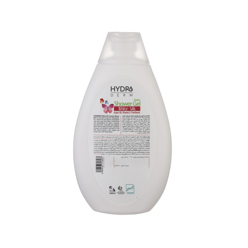 شامپو  بدن کرمی هيدرودرم با رایحه ابریشم سفید