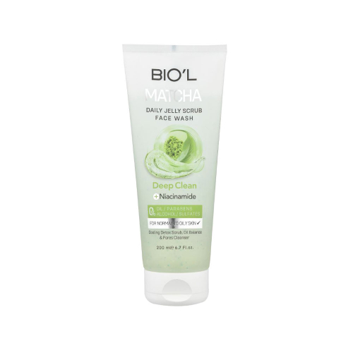 ژل شستشوی صورت بیول حاوی عصاره ماچا مناسب پوست نرمال تا چرب 200 میل