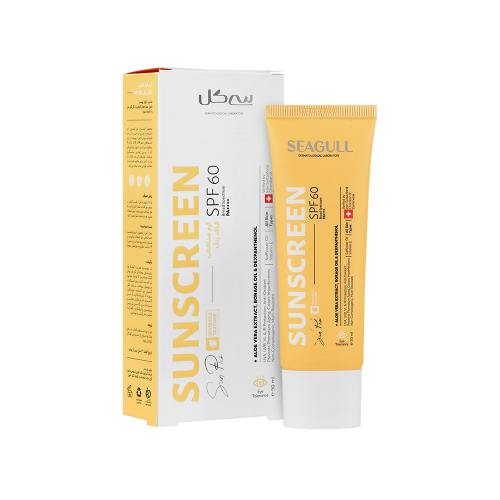 کرم ضد آفتاب بی رنگ SPF60 سی گل مناسب انواع پوست 50 میل