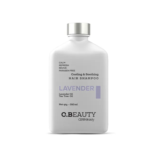 شامپو خنک کننده و آرام بخش سی بیوتی حاوی لوندر ۳۵۰ میل