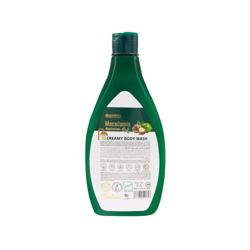 شامپو بدن کرمی دیلمون حاوی روغن ماکادمیا
