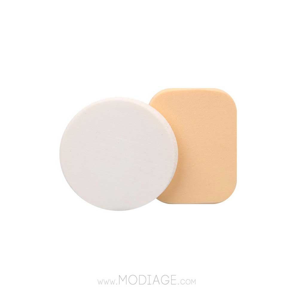 پد 2 تایی داخل قاب پلاستیکی (مستطیل و دایره ) گلدن فیشر Golden Fisher Beauty sponge