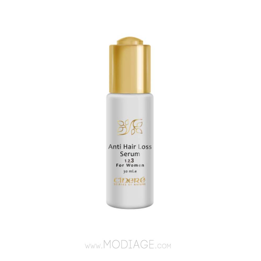 سرم ضد ریزش و تقویت مو مخصوص خانم‌ها_cinere anti hair loss serum for women