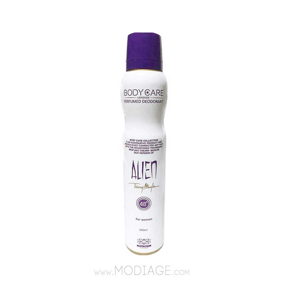 اسپری دئودورانت زنانه  200 میلی لیتر ALIEN بادی کر Body Care