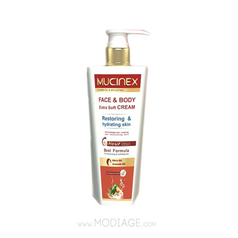 کرم مغذی و مرطوب کننده روغن زیتون و اسانس آووکادو  ماسینکس mucinex
