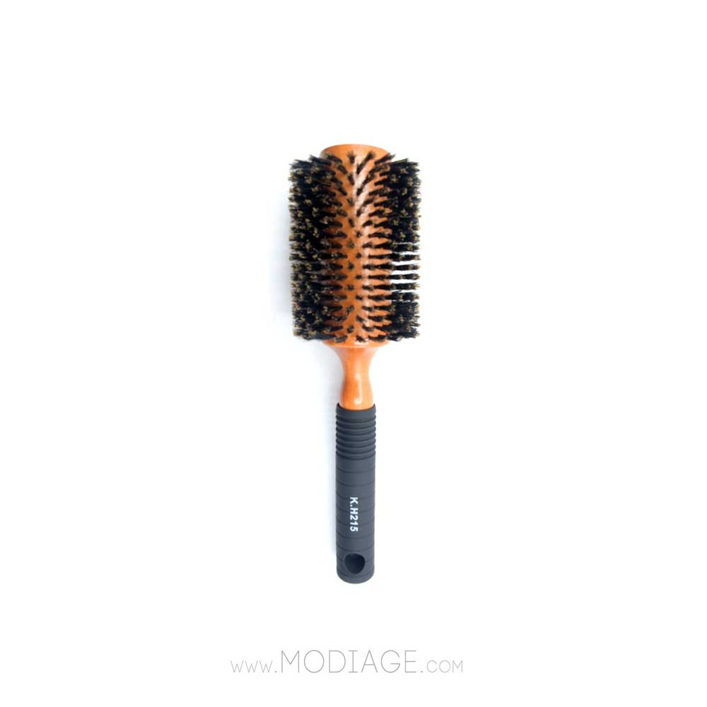 برس پیچ مویی حرفه ای چوبی kh215 شی رز Sh-Rose