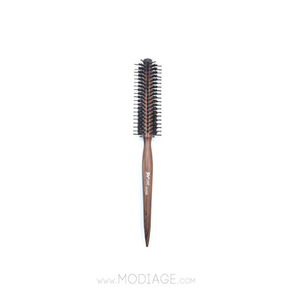 برس مو پیچ چوبی 2625S باریک شی رز Sh-Rose