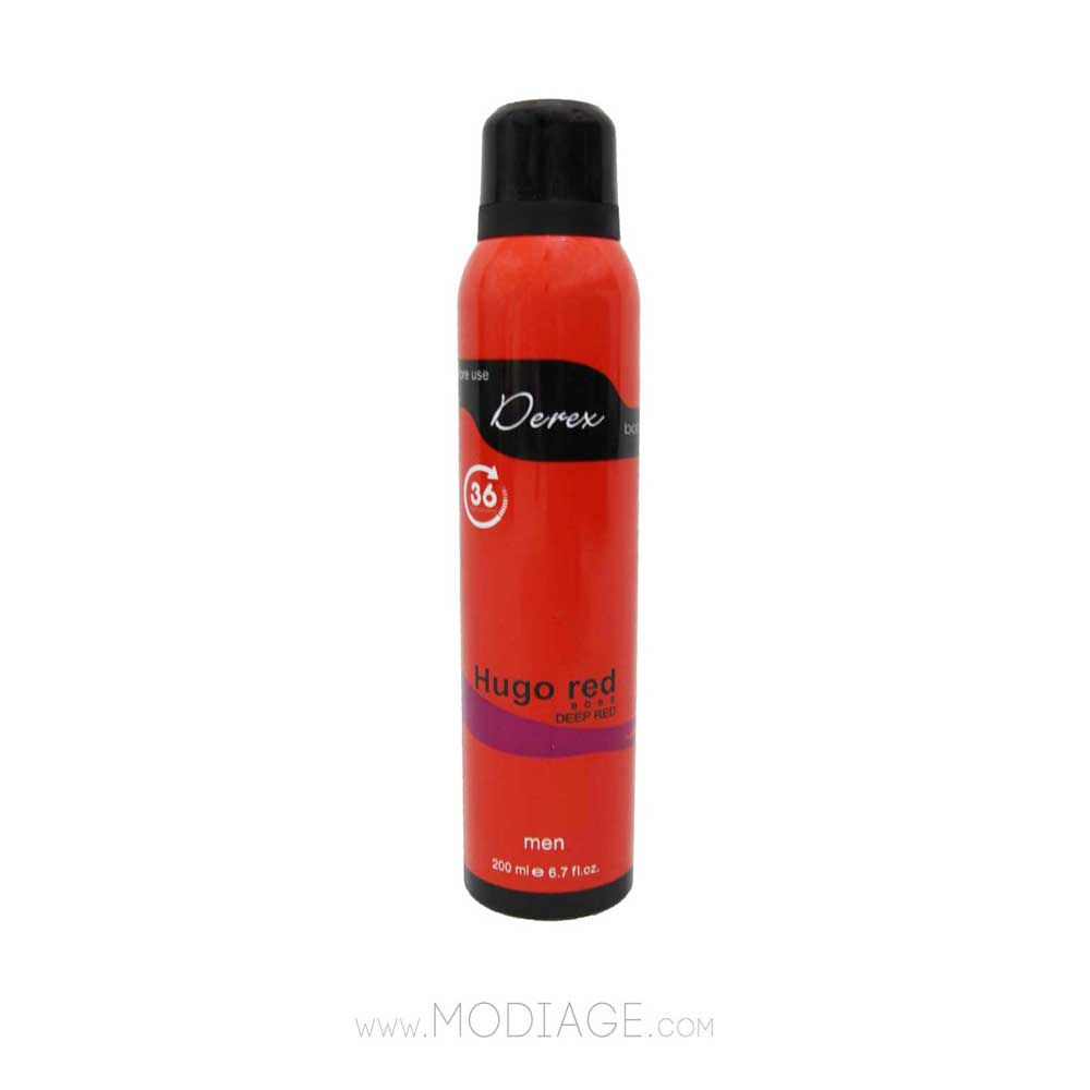 اسپری بدن آقایان Hugo Red دریکس Derex