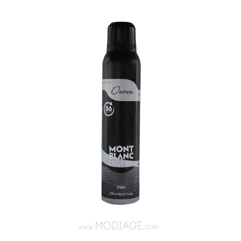 اسپری بدن آقایان Mont Blanc Legend دریکس Derex