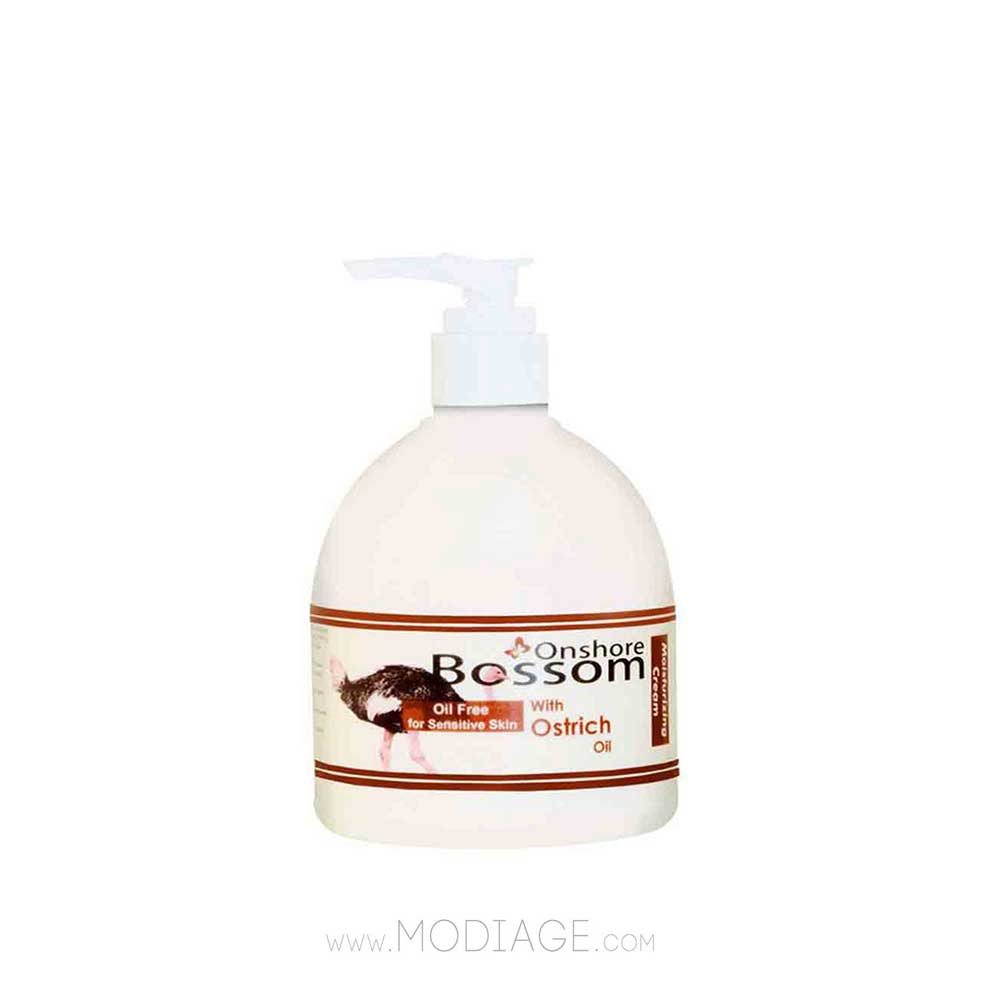 کرم مرطوب کننده پمپی شترمرغ بوسوم Bossom