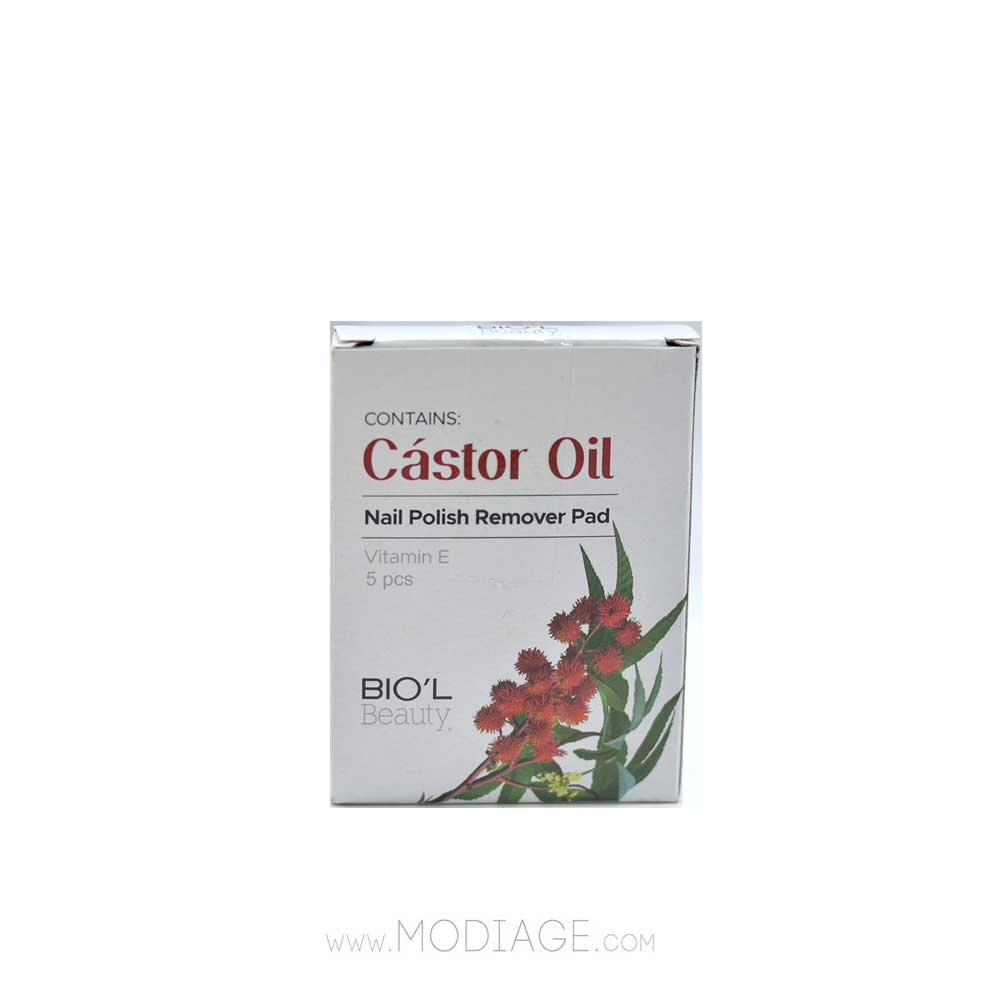 پد لاک پاک کن روغن کرچک 5 تایی بیول Biol