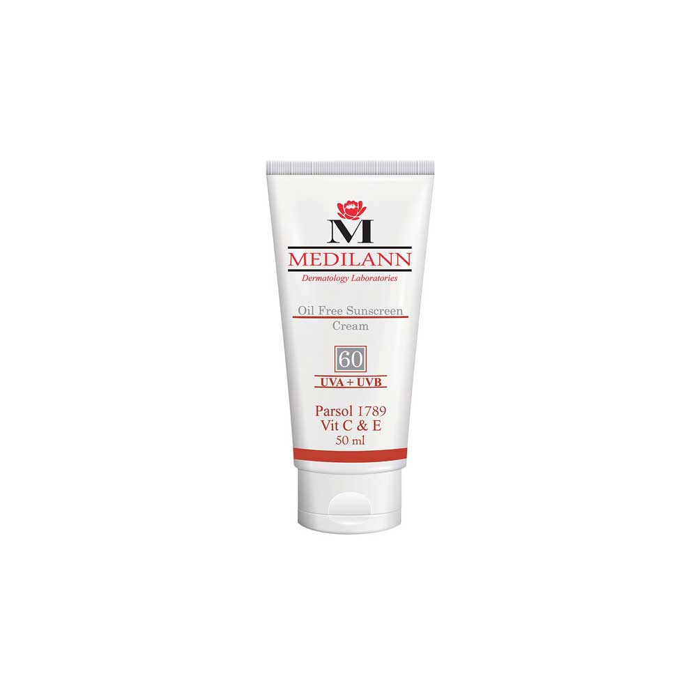 ضد آفتاب رنگی فاقد چربی SPF60 مدیلن MEDILANN