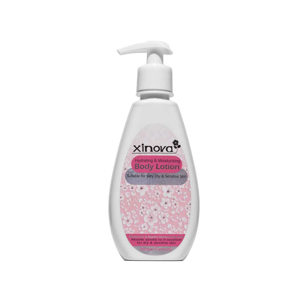  لوسیون آبرسان و مرطوب کننده بدن پوست خیلی خشک و حساس ژینووا Xinova