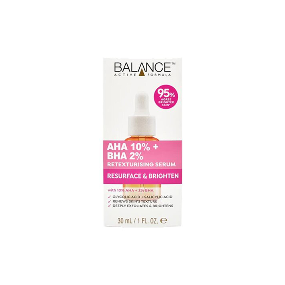 سرم لایه بردار و بازسازی کننده  پوست AHA 10% + BHA 2% بالانس BALANCE