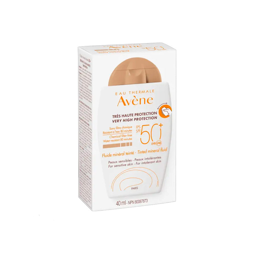 فلوئید ضد آفتاب معدنی رنگی SPF50 اون AVENE