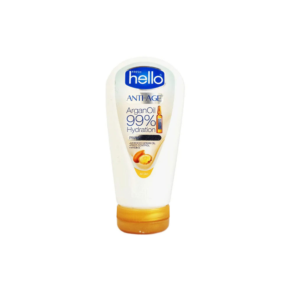 کرم تیوپی مرطوب کننده و ضد پیری روغن آرگان هلو فرش HELLO FRESH