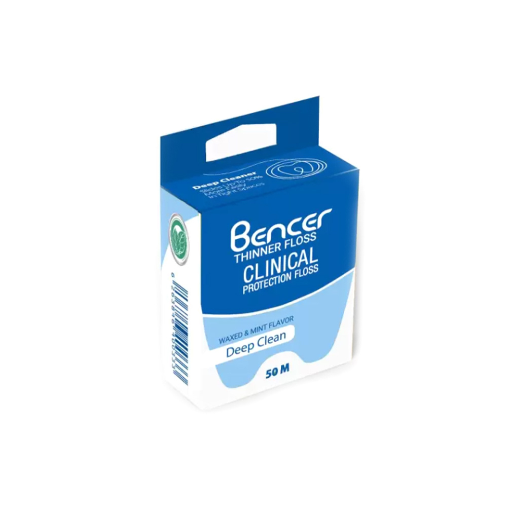نخ دندان نازک نعنایی 50 متری بنسر BENCER