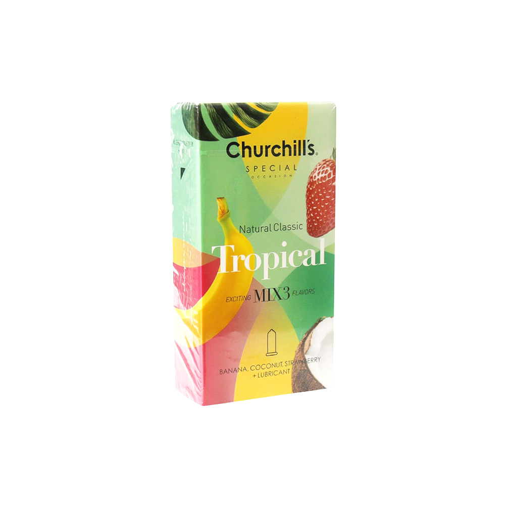 کاندوم روان کننده TROPICAL چرچیلز CHURCHILLS