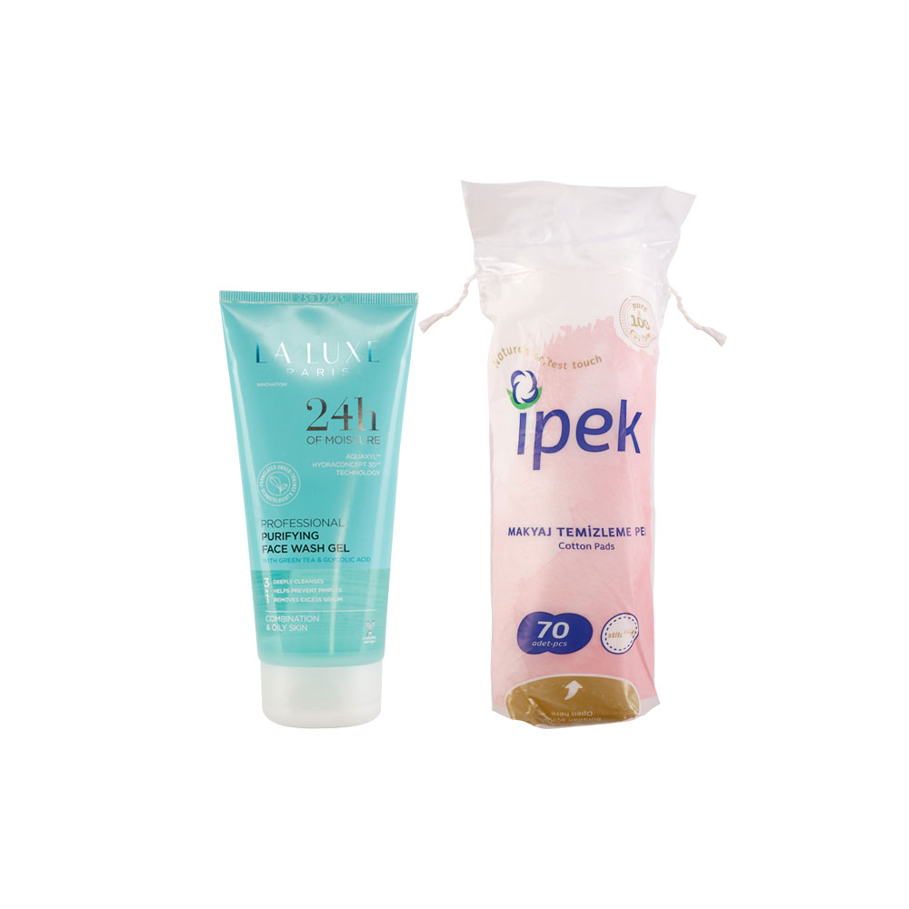 پک ژل شستشو PURIFYING لالوکس و پد ایپک PACK