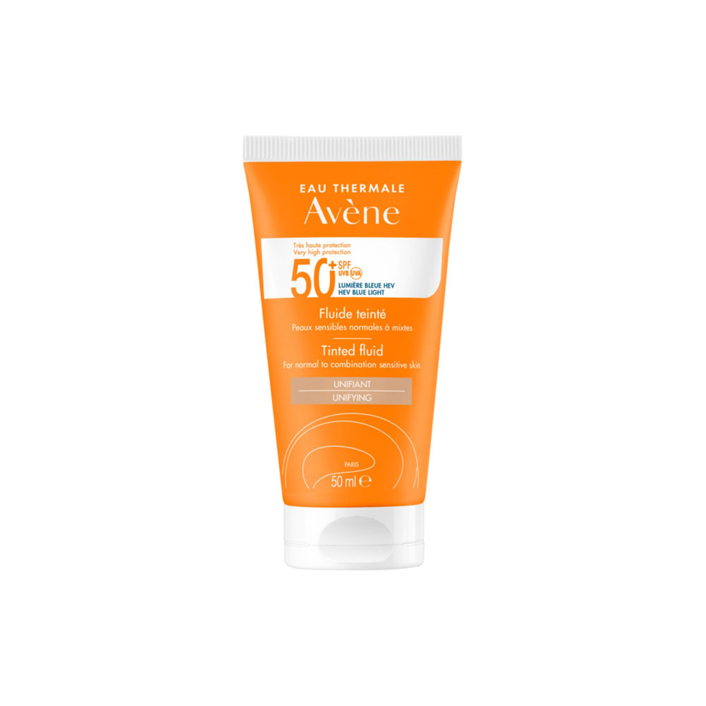 فلوئید ضد آفتاب رنگی SPF50 پوست نرمال تا مختلط اون AVENE