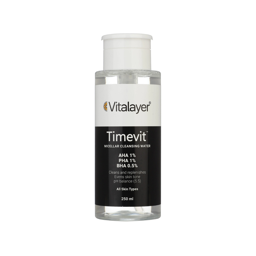 میسلار واتر ویتالیر مدل Timevit مناسب انواع پوست