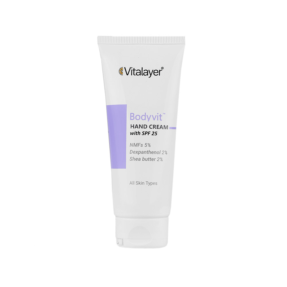 کرم مرطوب کننده دست SPF25 ویتالیر مدل Bodyvit