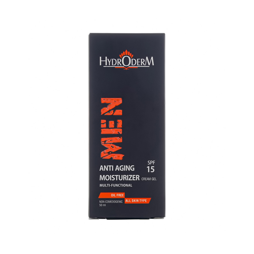 تصویر کرم ژل مرطوب کننده وضد چروک آقایان SPF 15 هیدرودرم