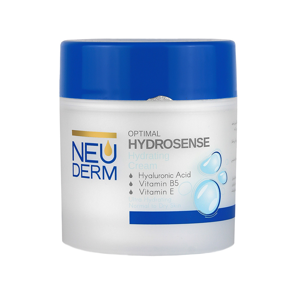 کرم آبرسان نئودرم مدل Hydrosense مناسب پوست نرمال تا خشک 150میل